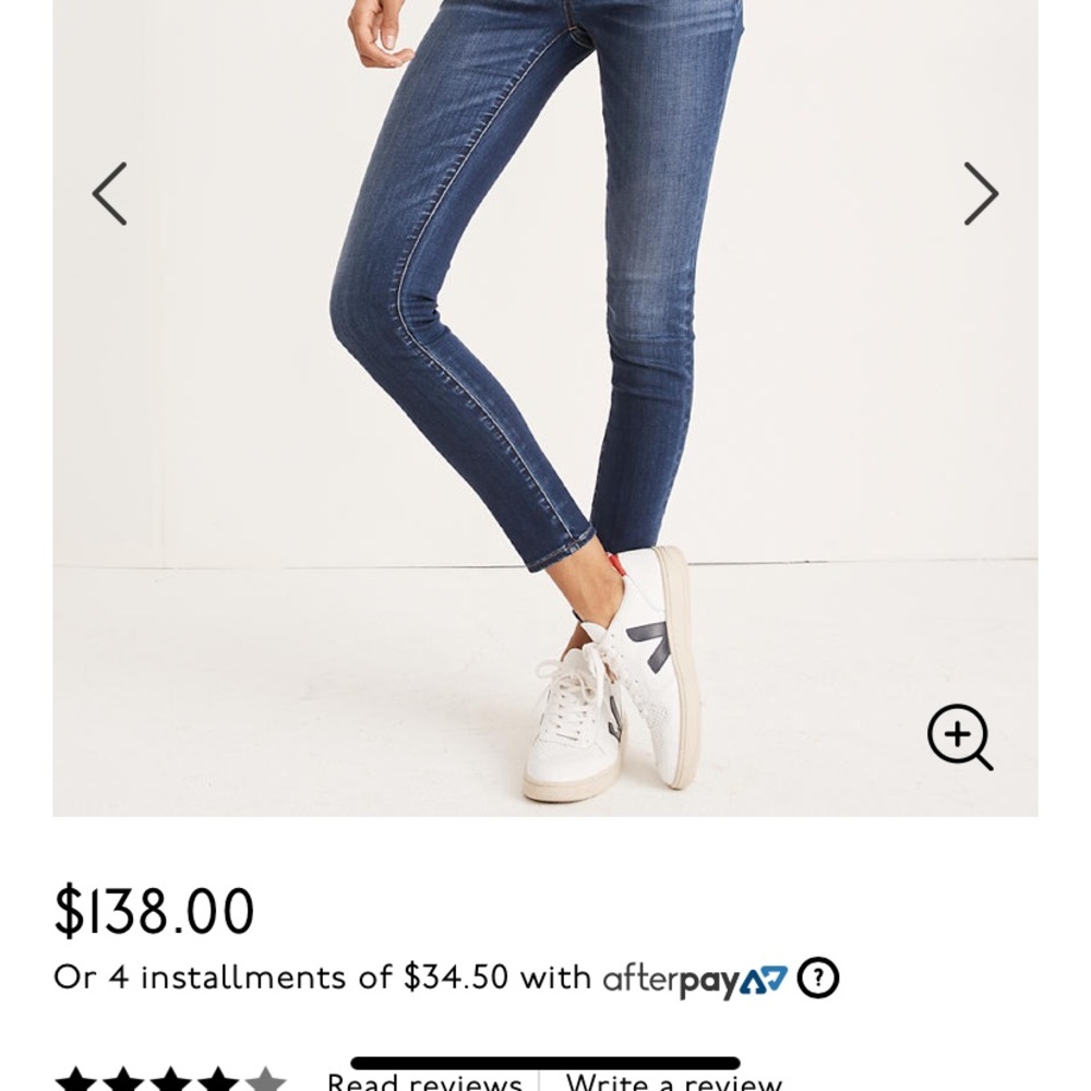 Skinny Madewell Over the belly Maternity